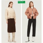 베네통 배색 블루종 점퍼 BAPDF7361