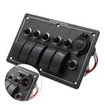 컨트롤 패널 판넬 카라반 전압계 요트 보트 스위치 박스 3 3키제어스위치