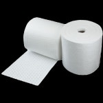 폐유 오일 흡착포 페이퍼 유류 작업장 공업용 흡착 40cmx50m 패드 두꺼운 창고 기름 롤 1 1 도트 5매