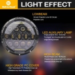 2024 스트리트 글라이드 헤드라이트를 위한 벨트랜드 로드 - 업그레이드된 Z자형 빔 패턴