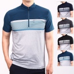 샤인힐즈 여름 PZ냉감 스판 반팔 집업 티셔츠 골프웨어 PZT5203 110