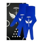 애니소드 2개 세트 통기성 당구장 장갑은 스누커 큐 스포츠 장갑을 위해 왼손에 맞습니다 Medium