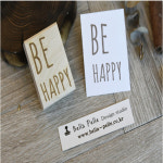 Be Happy 고무스탬프 영어 문구 영문 감성 손글씨 다이어리꾸미기 데코 아트 고무도장 우드스탬프