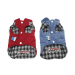 퍼피니스 중 대형견용 dude35 리버서블 양면 패딩 1개