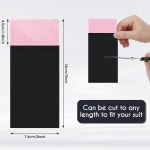 Xuhal 12개 남성용 플랫 프리폴딩 포켓 스퀘어 남성 폴리에스터 수트 직사각형 손수건 카드 12가지