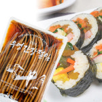 제이케이푸드 코우 우엉간장절임 김밥용 1kg 집반찬 대용량 반찬절임 우엉장아찌