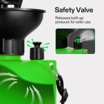 식물 살포 정원 물주기 가정 청소를 위한 VIVOSUN 1 35 갤런 펌프 분무기 조절 가능한 어깨 끈이 가압 잔디 분무기 0 8 Gallon 3L