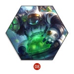 PC방 포스터 LOL 액자 벽화 인테리어 리그오브레전드 08 폭50CM높이43CM편측25CM 08 1개