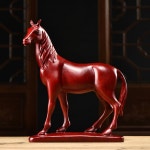 말동상 말장식품 나무 목각장식 조형물 풍수 인테리어