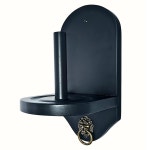 맥주 시티 당구장 벽걸이 콘 초크 홀더 매트 - 하드웨어가 현대적인 디자인 컵 또는 마스터 트위튼 탈크에 맞습니다