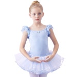 유아 발레복 코튼 여아 발레 튜튜 스커트 댄스 의상 어린이 여름 반팔 여자 무용 연습