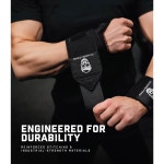 짐리퍼스 역도 손목 랩 IPF 승인 18 헤비 듀티 엄지 루프를 갖춘 전문가용 지지