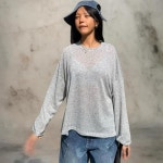 다잇템 여자 비침 마원단 편한 박스핏 레이어드용 티셔츠 21229699 588872