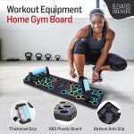 남성용 여성용 고급 접이식 푸시업 보드 휴대용 9 in 1 다기능 바 바닥용 핸들 가정용 운동 기구 - 피트니스 액세서리