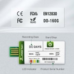 프레시얼라이언스 1팩 온도 데이터 로거 USB 일회용 기록기30000포인트 오토 7DAYS