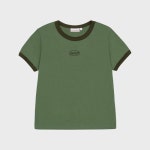 아메스 SYMBOL LOGO EMBROIDERED CROP TEE AM2EMUT512A