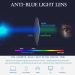 포라데이 라이트 안경 여성용 70년대 레트로 스퀘어 에비에이터 직사각형 컴퓨터 1 A1 57 Millimeters