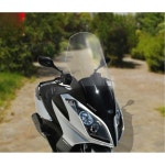 킴코 다운타운 125 순정 윈드 높이 투명 롱 스크린 바이저 반도 투명 높이 73