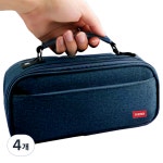 푸트로랩 대용량 손잡이 연필 케이스 3중 레이어 딥 3개