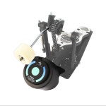 드럼 비터 페달이 포함되지 않은 아스파르 베이스 연습 패드