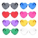 하트 선글라스 무테 인싸템 휴가 촬영 안경 투명 무테