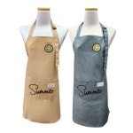 Summer 방수 앞치마 여성 주방 앞치마