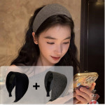 2개세트 이너원 반다나 빅와이드 골지 머리띠