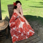 여성용 롱루즈핏티 여름 프렌치 스커트 해변 바캉스 프린트 나시 원피스 CH2