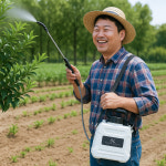 대풍작 전동 농약 분무기 5L 충전식 휴대용 자동 살포기