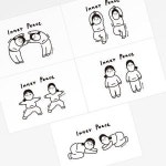 달퍼 이너피스 엽서 앨범 postcard 5종