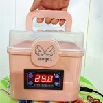 USB 휴대용 육추기 병아리 삐약이 발육기 병아리집 1개 휴대용 지능형 육추 인큐베이터 분홍색