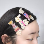 강아지 귀여운 고양이 모양 감성 헤어핀 집게핀 여자아이 소품샵 고양이