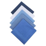 자이언트리 남성용 5개 면 손수건 클래식 포켓 스퀘어 세트 소프트 남성 행키스 손수건 15 8 x 5가지