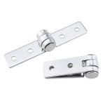 접이식 문과 창문 캐비닛 보관 DIY 나무 상자에 적합한 RLECS 2PCS 모던 304 스테인리스 스틸 플러시 힌지 길이 3 38