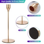 앤다슨 6종 캔들 홀더 테이퍼 장식용 홈 데코 결혼식 식사 파티 기념일 1