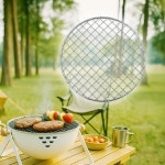 헬로그릴 304스텐 원형 미니 석쇠 캠핑 그릴망