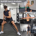 YONKFUL 풀업 보조 밴드 세트 5파운드 - 230파운드 운동을 위한 긴 저항 밴드 남성용 헬스장 운동 몸매 관리용 캐리백 15 LBS - 120 LBS