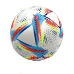 월드컵 퀄리티 리그 축구공 사이즈 5 열 접착 매치볼 - 경기 무게 프로 고급 PU 가죽 펠로타 드 풋볼