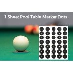 르펑 풀 테이블 마커 점 당구 스팟 위치 스티커 액세서리
