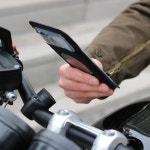 셰이프하트 - 마그네틱 모터사이클 휴대폰 홀더 프로 진동 방지 방수 핸들바 마운트 360 방향