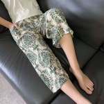 PETITBATH 여름 7부 와이드 빅 사이즈 와이드 바지 WH 2888 45-60kg
