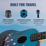 비행 4현 우쿨렐레 사쿠라 Dark TUS-32SAKRA