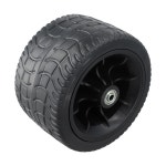 170x100mm 캠핑 왜건 카트 휠 트롤리 카트 휠 야외 캠핑 접이식 카트 용 폼 고무 바퀴