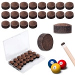 모젯 렌즈 당구장 큐 팁 수영장 스누커 보관함이 스틱 교체 10pcs