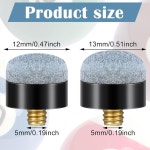 디킨 30피스 당구 풀 큐스 팁스 스틱 액세서리의 팁 12 나일론 페룰 교체 나사