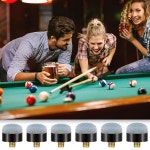 디킨 30피스 당구 풀 큐스 팁스 스틱 액세서리의 팁 12 나일론 페룰 교체 나사