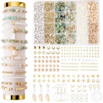 자일리즈 주얼리 키트 불규칙한 천연 돌을 위한 돌 구슬과 DIY 공예 팔찌 목걸이 귀걸이 Amazonian