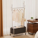 이동식 스탠드 행거 루아르 옷걸이 옷가게 실버볼 B 선인장 스틸 가방