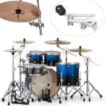 붐 암 드럼 세트 연장 마운트 타악기용 하드웨어 액세서리가 포함된 조양이 심벌 스탠드 홀더