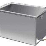 업소용 스텐 이동식 사각 사각통 바트 대용량 용기